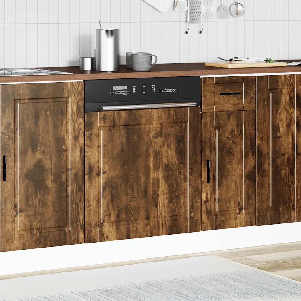 Pannello Lavastoviglie Porto Rovere Fumo 60x1,5x67 cm - homemem39