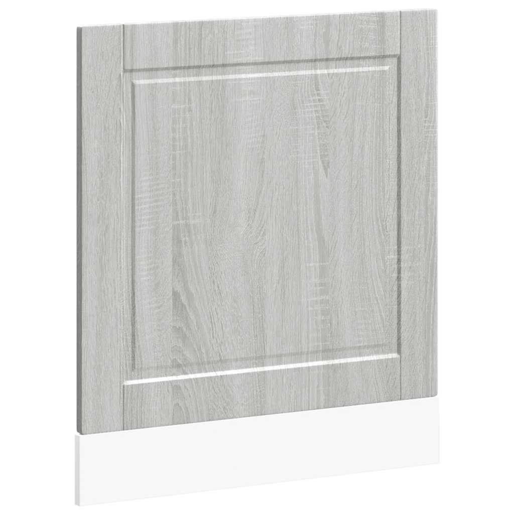 Pannello Lavastoviglie Porto Grigio Sonoma 60x1,5x67 cm - homemem39