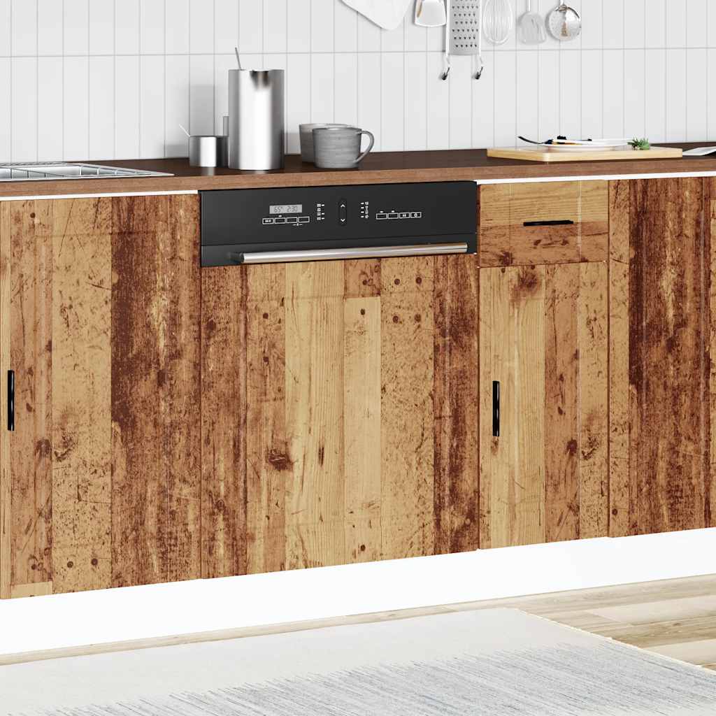 Pannello Lavastoviglie Porto Legno Vecchio 60x1,5x67 cm - homemem39