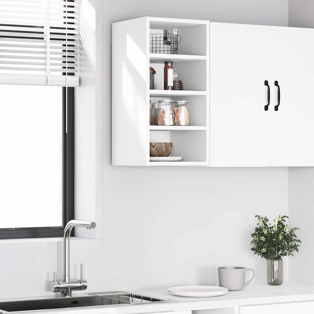 Mobile Pensile “Riga” Bianco 30x29,5x60 cm - homemem39