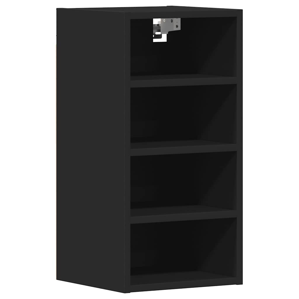 Mobile Pensile “Riga” Nero 30x29,5x60 cm in Legno Multistrato - homemem39