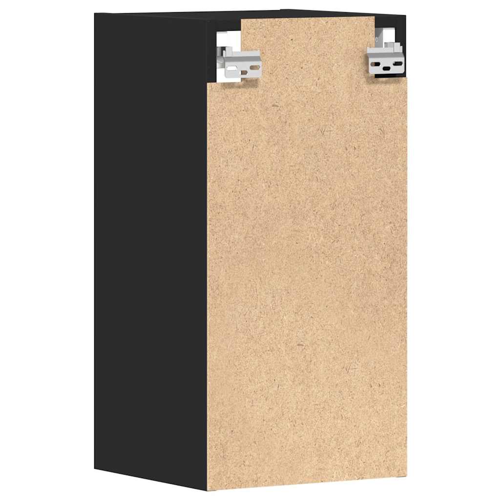 Mobile Pensile “Riga” Nero 30x29,5x60 cm in Legno Multistrato - homemem39