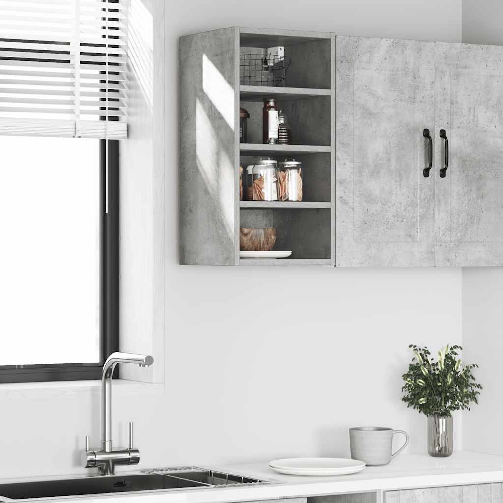 Mobile Pensile “Riga” Grigio Cemento 30x29,5x60 cm - homemem39