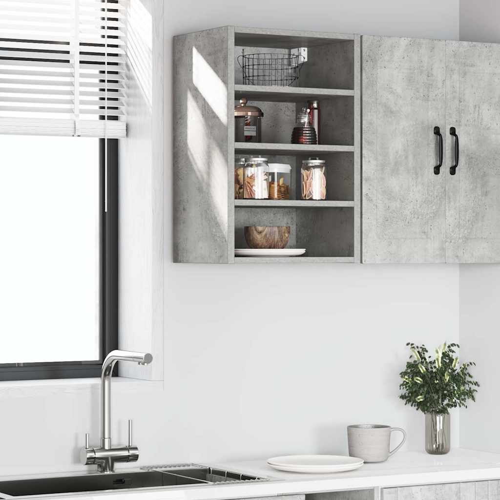 Mobile Pensile “Riga” Grigio Cemento 40x29,5x60 cm - homemem39