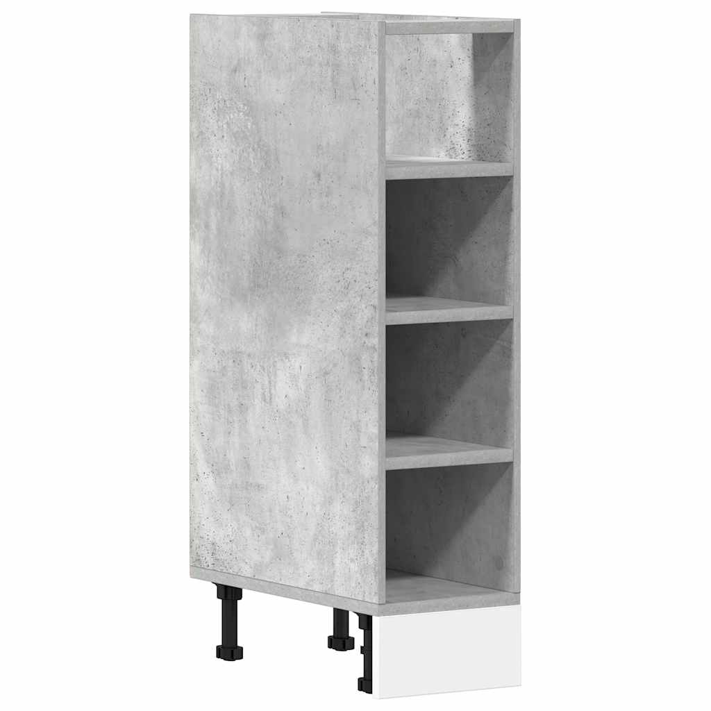 Armadio Inferiore “Riga” Grigio Cemento 20x44,5x81,5 cm - homemem39
