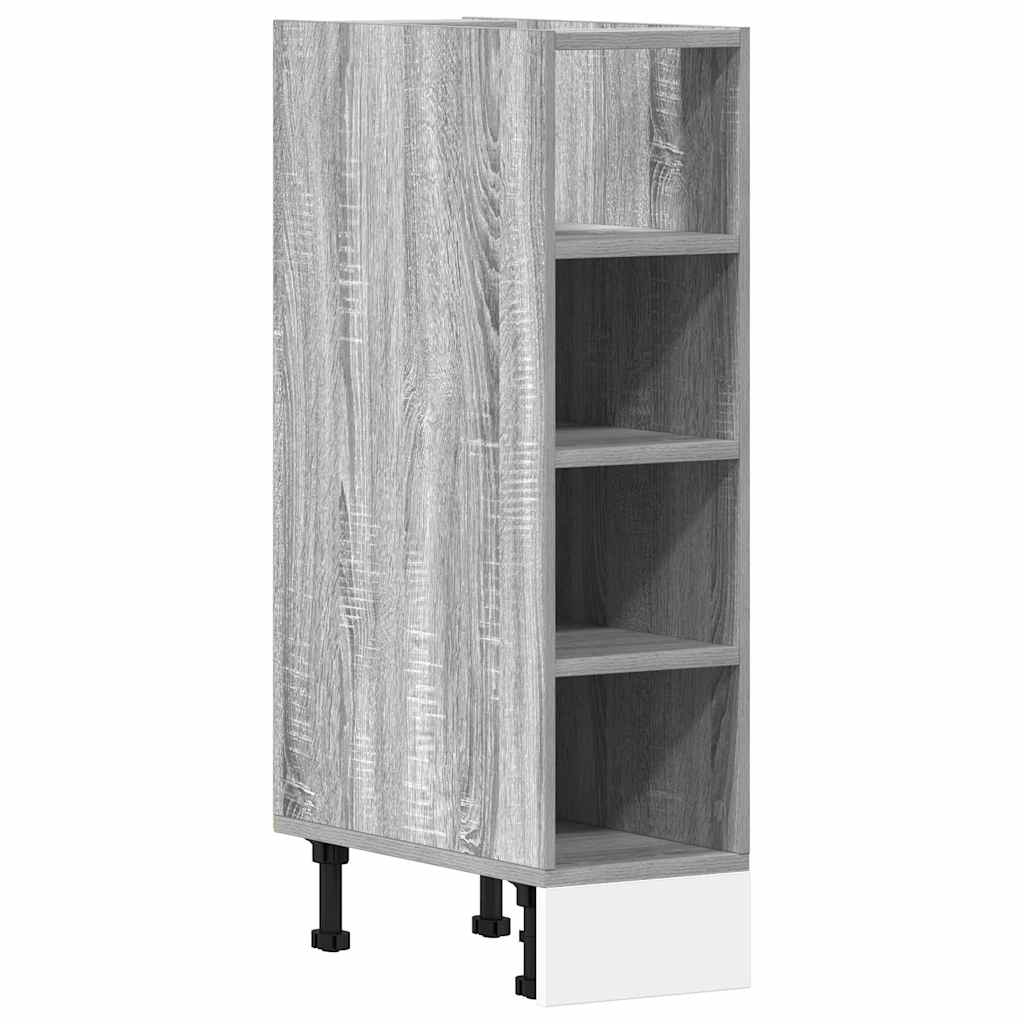 Armadio Inferiore “Riga” Grigio Sonoma 20x44,5x81,5 cm - homemem39