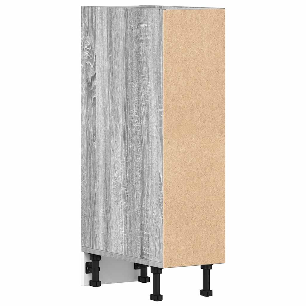 Armadio Inferiore “Riga” Grigio Sonoma 20x44,5x81,5 cm - homemem39