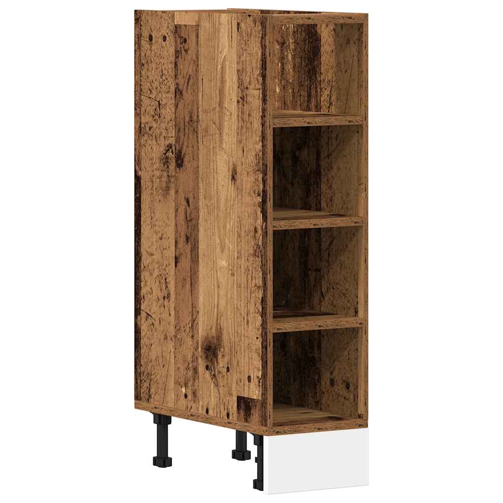 Armadio Inferiore “Riga” Legno Vecchio 20x44,5x81,5 cm - homemem39