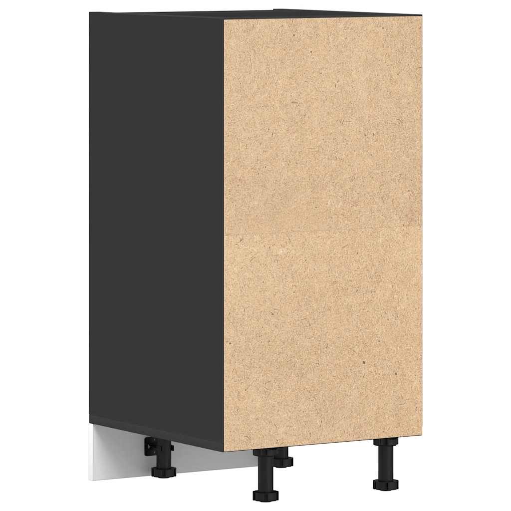 Armadio Inferiore “Riga” Nero 40x44,5x81,5 cm - homemem39