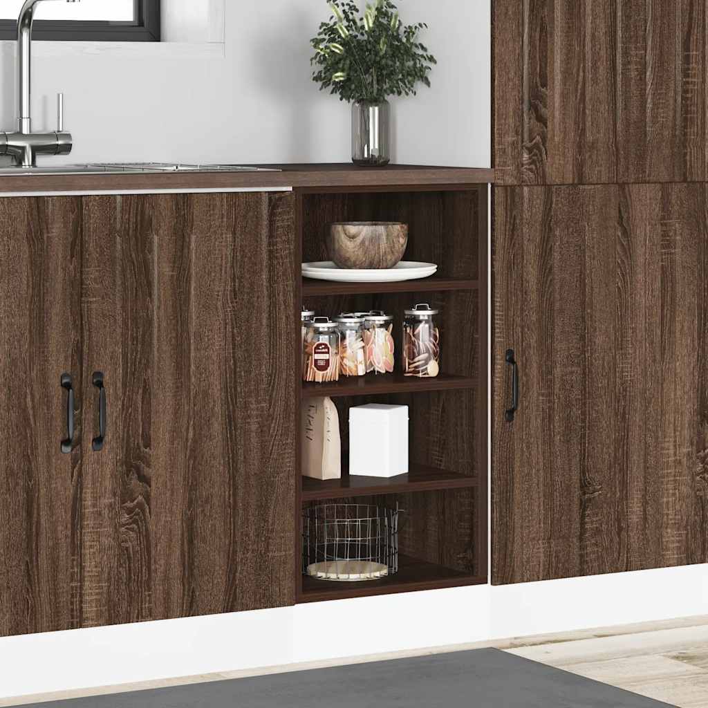 Armadio Inferiore “Riga” Rovere Marrone 40x44,5x81,5 cm - homemem39