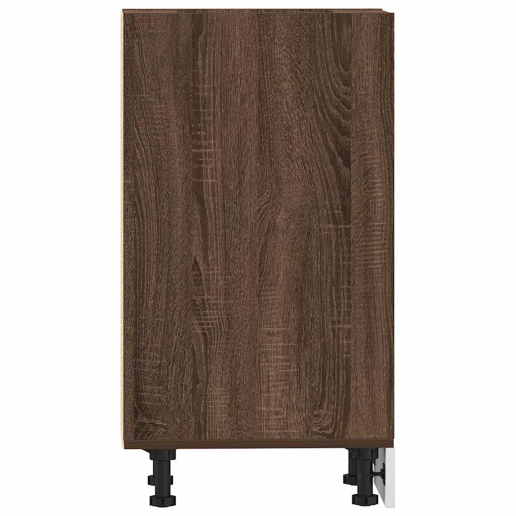 Armadio Inferiore “Riga” Rovere Marrone 40x44,5x81,5 cm - homemem39