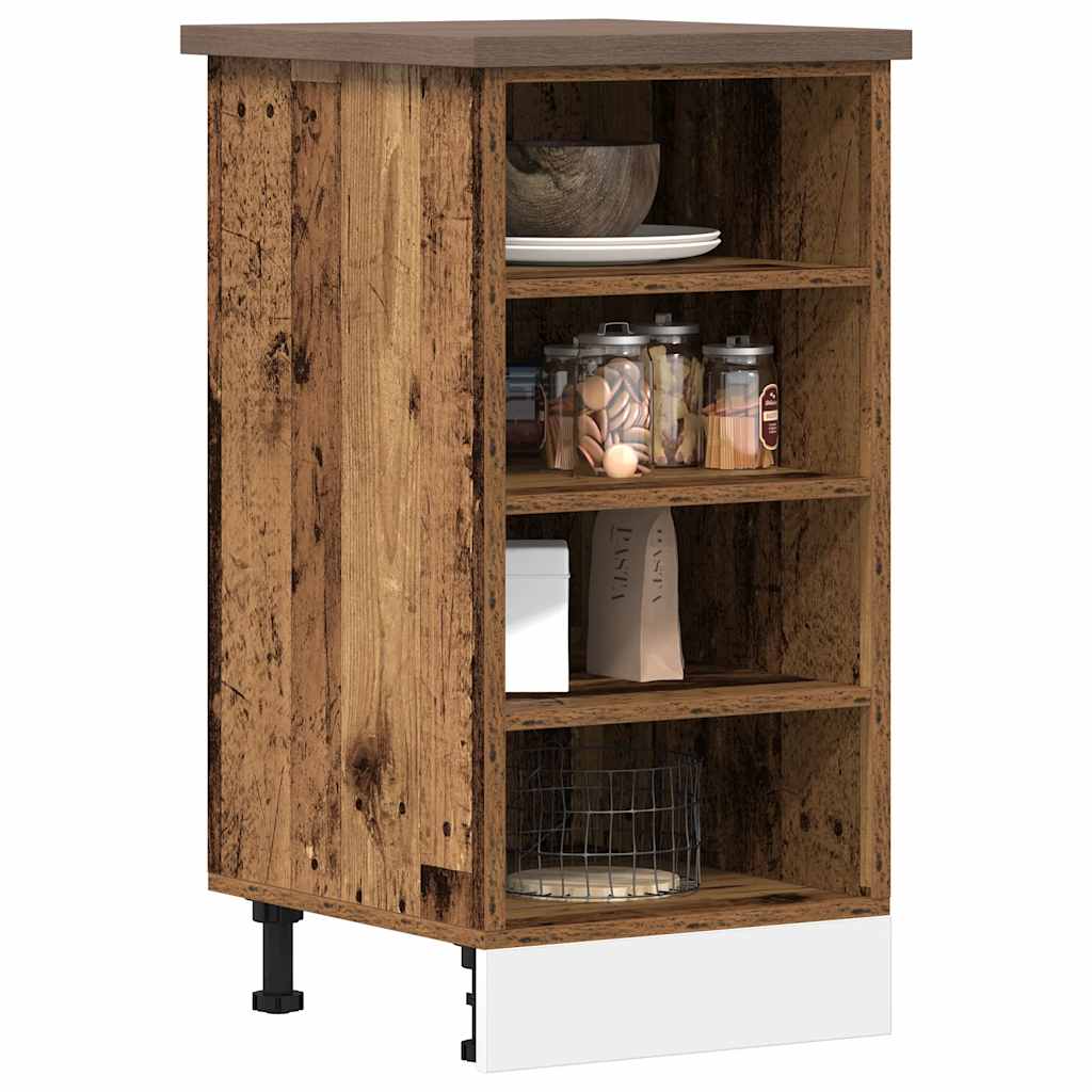 Armadio Inferiore “Riga” Legno Antico 40x44,5x81,5 cm - homemem39