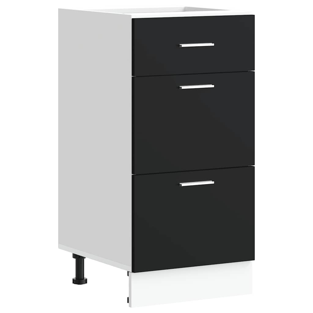 Armadio Inferiore “Lyon” Nero 40x46x81,5 cm - homemem39