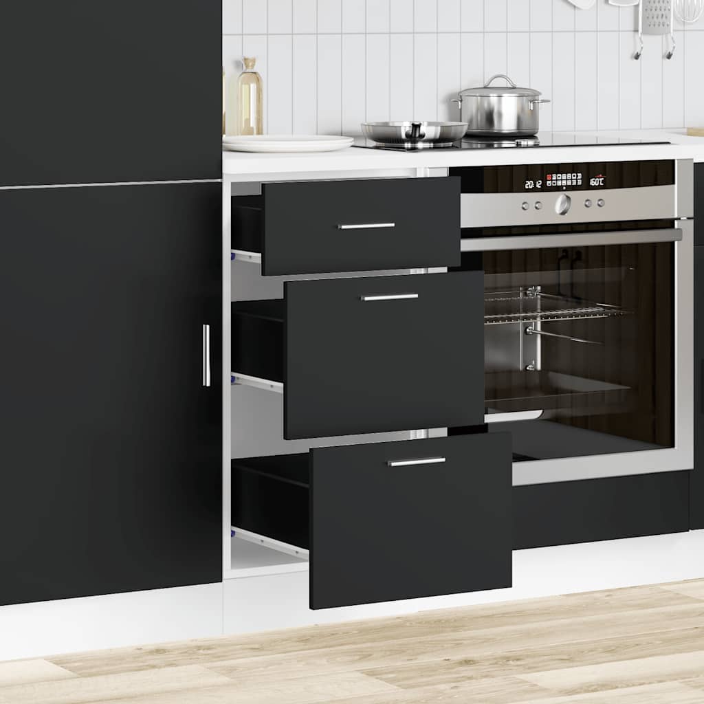 Armadio Inferiore “Lyon” Nero 40x46x81,5 cm - homemem39