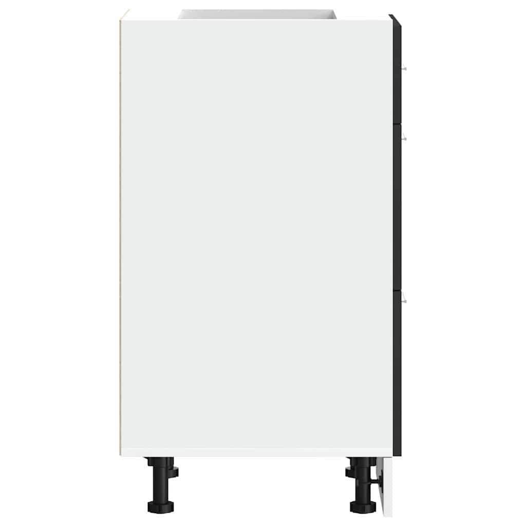 Armadio Inferiore “Lyon” Nero 40x46x81,5 cm - homemem39