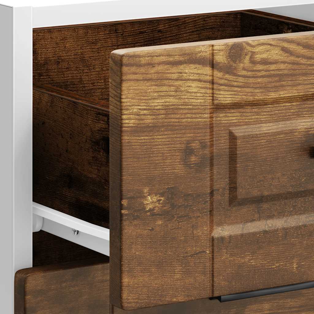 Base da Cucina Porto Rovere Fumo in Legno Multistrato - homemem39