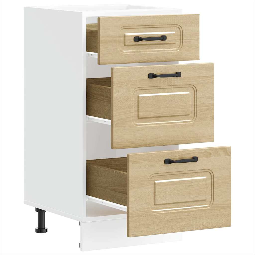 Base da Cucina Kalmar Rovere Sonoma in Legno Multistrato - homemem39