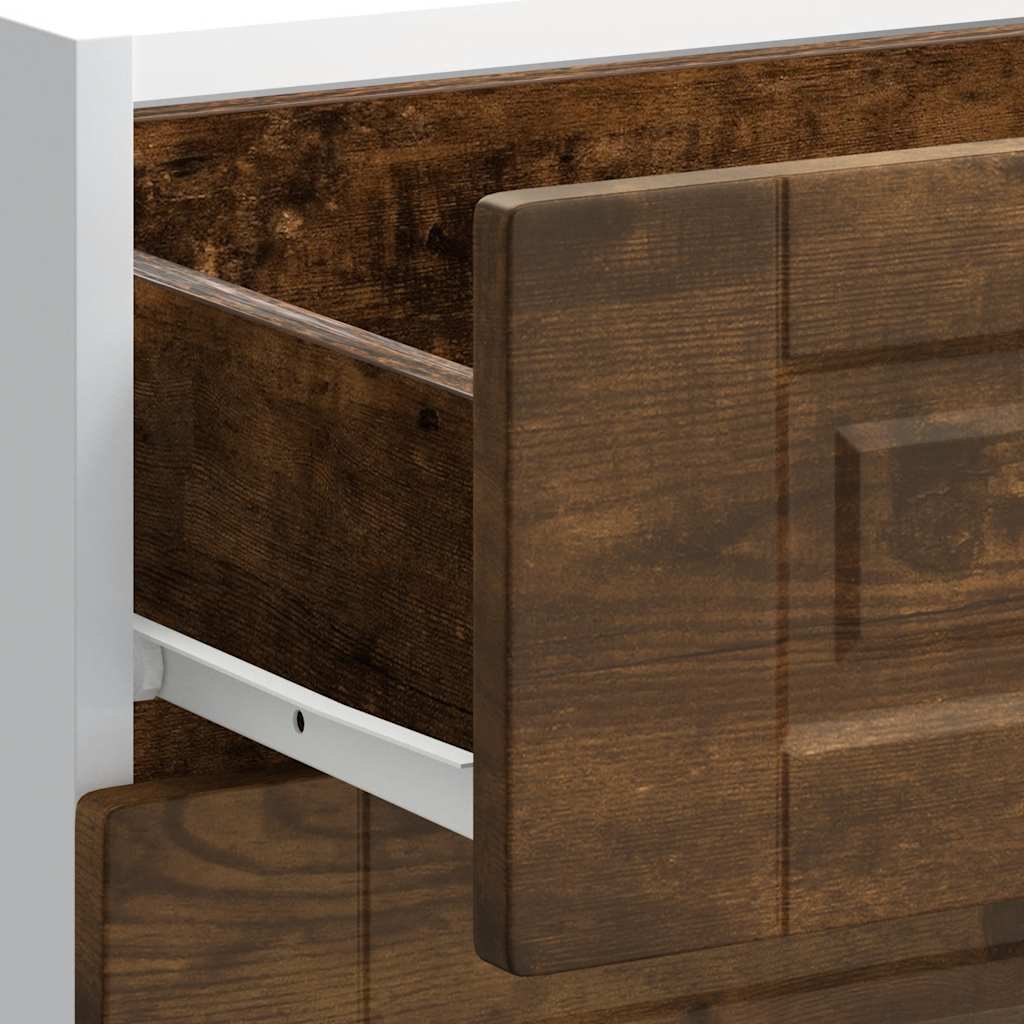 Base da Cucina Porto Rovere Fumo in Legno Multistrato - homemem39