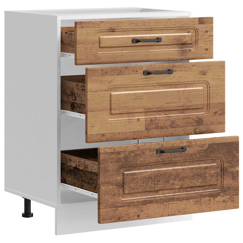 Base da Cucina Kalmar Legno Vecchio in Legno Multistrato - homemem39