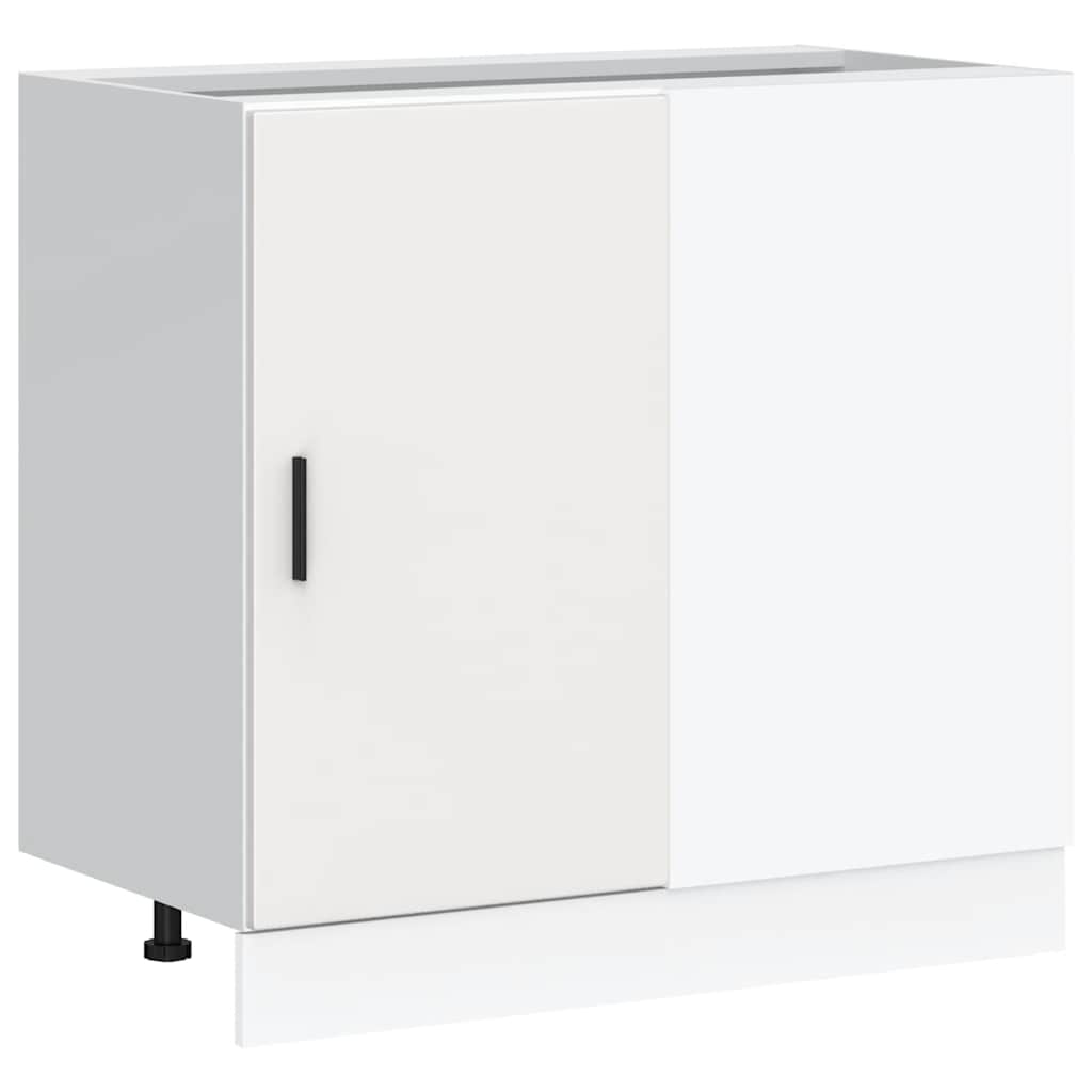 Mobile base da cucina “Lyon” Bianco in Legno Multistrato - homemem39
