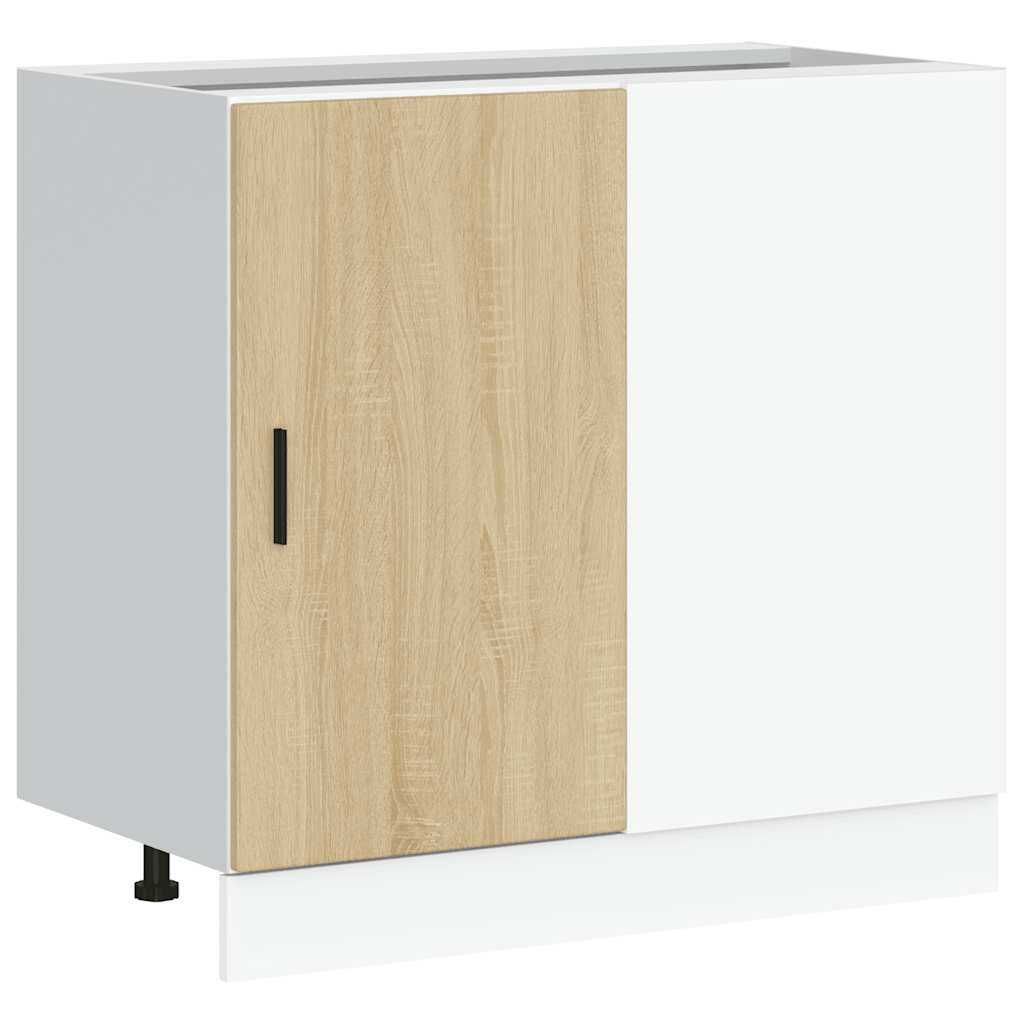 Mobile base da cucina “Lyon” Rovere Sonoma in Legno Multistrato - homemem39
