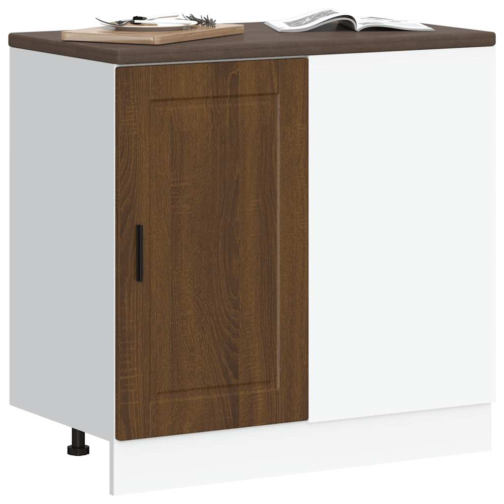 Base da Cucina Porto Rovere Marrone in Legno Multistrato - homemem39