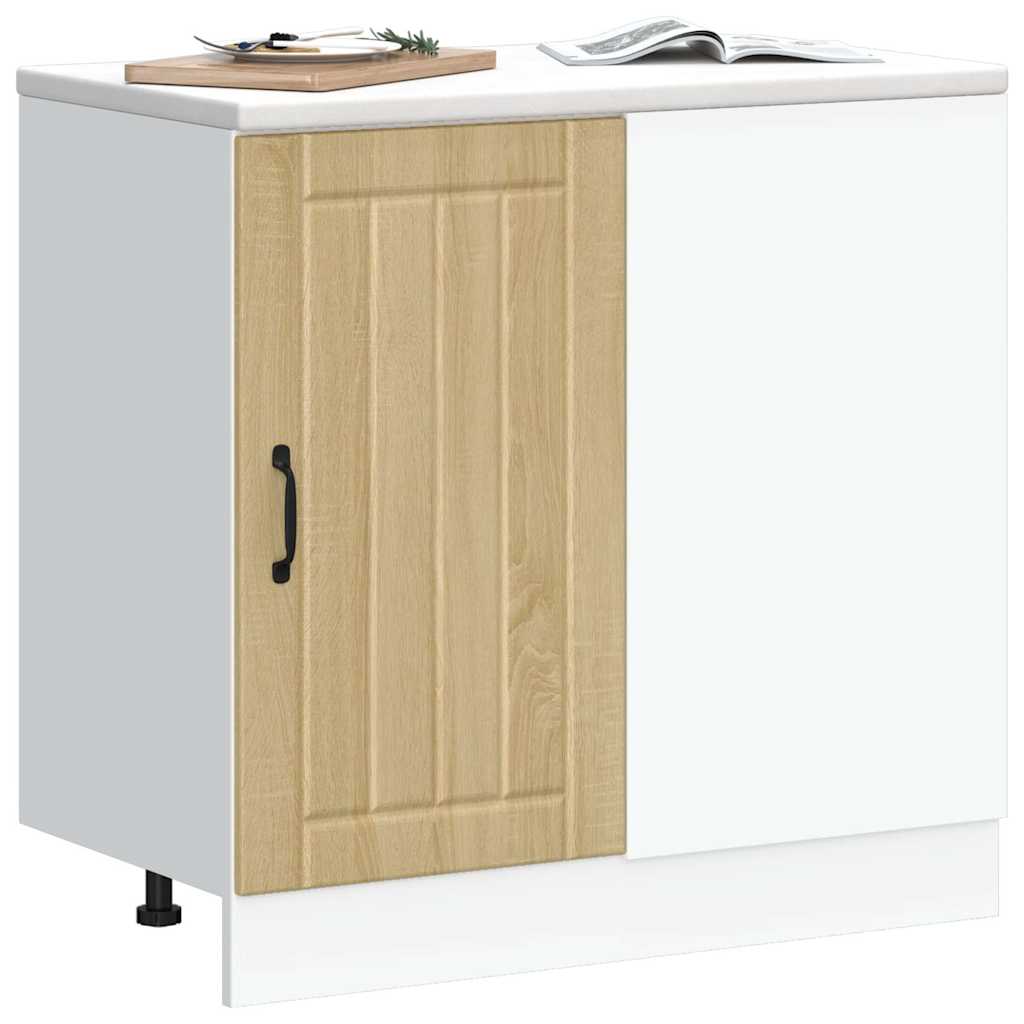 Mobile base da cucina Lucca Rovere Sonoma in Legno Multistrato - homemem39