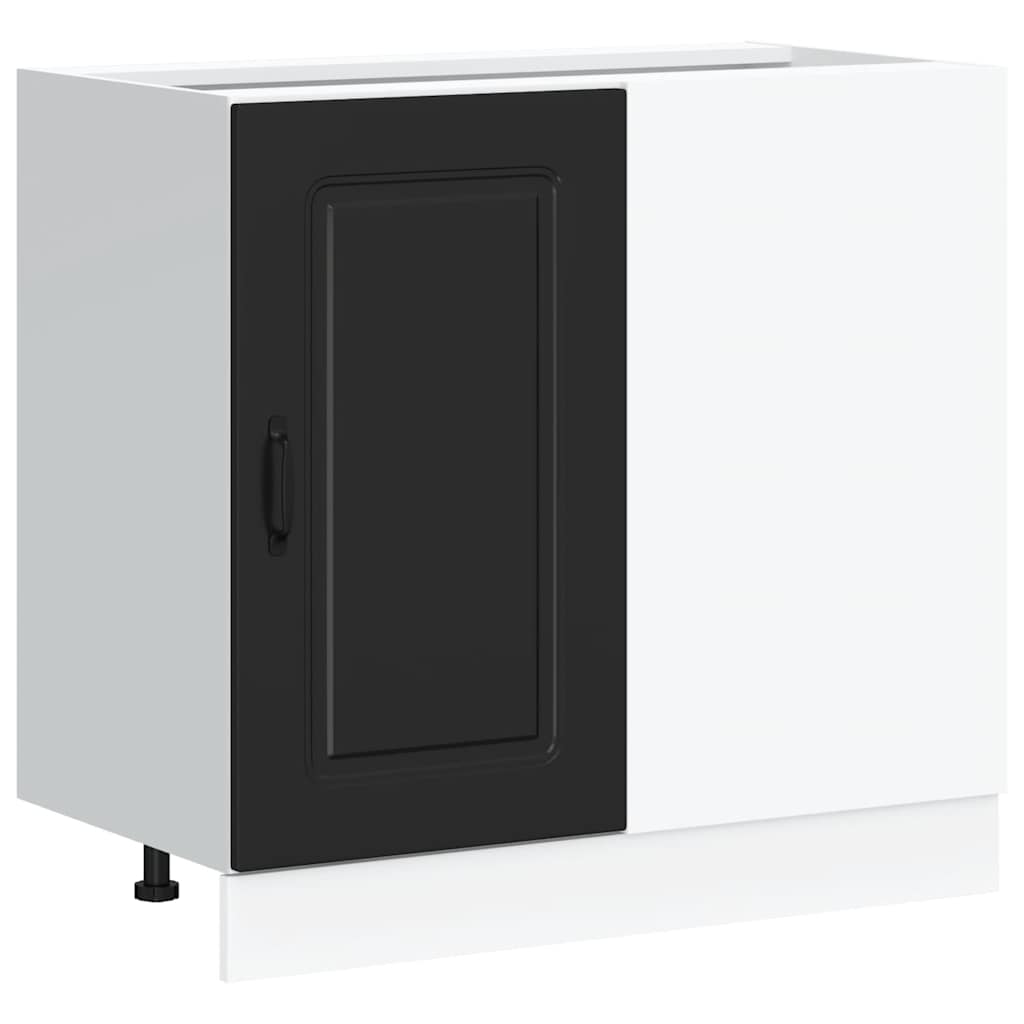 Base da Cucina Kalmar Nero in Legno Multistrato - homemem39