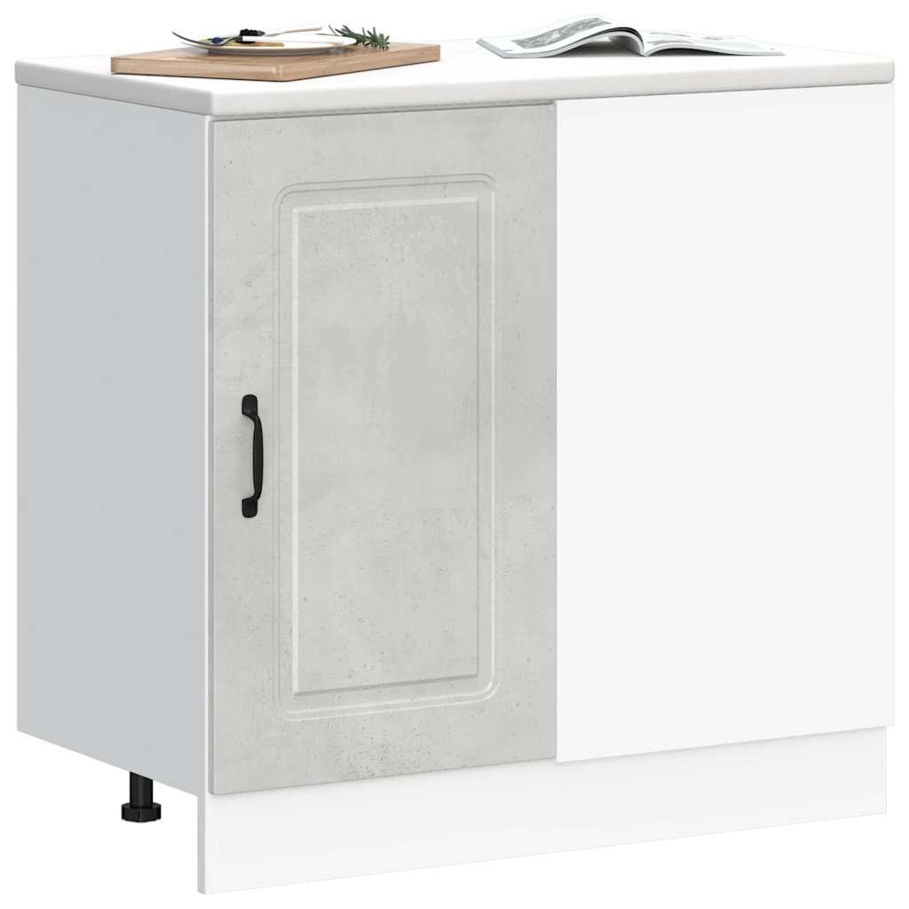 Base da Cucina Kalmar Grigio Cemento in Legno Multistrato - homemem39