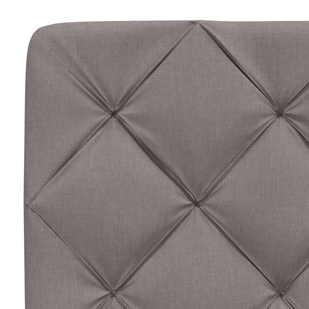 Giroletto senza Materasso Tortora 140x190 cm in Tessuto | homemem39