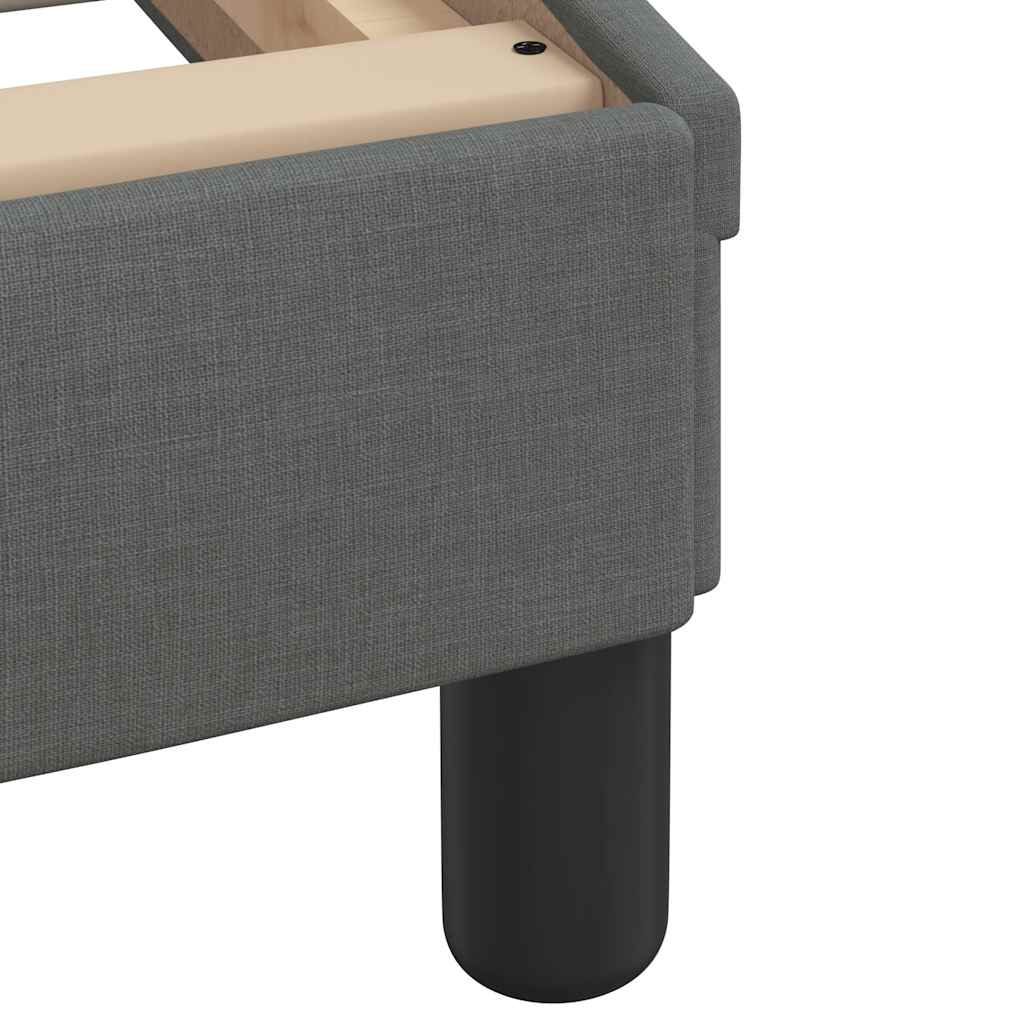 Giroletto senza Materasso Grigio Scuro 140x200 cm Tessuto | homemem39
