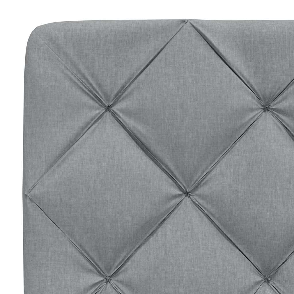 Letto con Materasso Grigio Chiaro 80x200 cm in Tessuto | homemem39