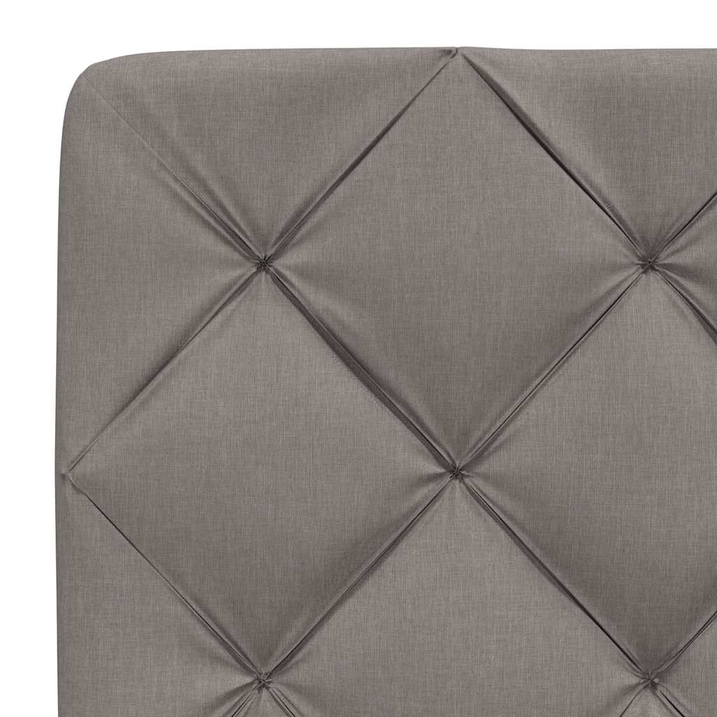 Letto con Materasso Tortora 90x190 cm in Tessuto | homemem39