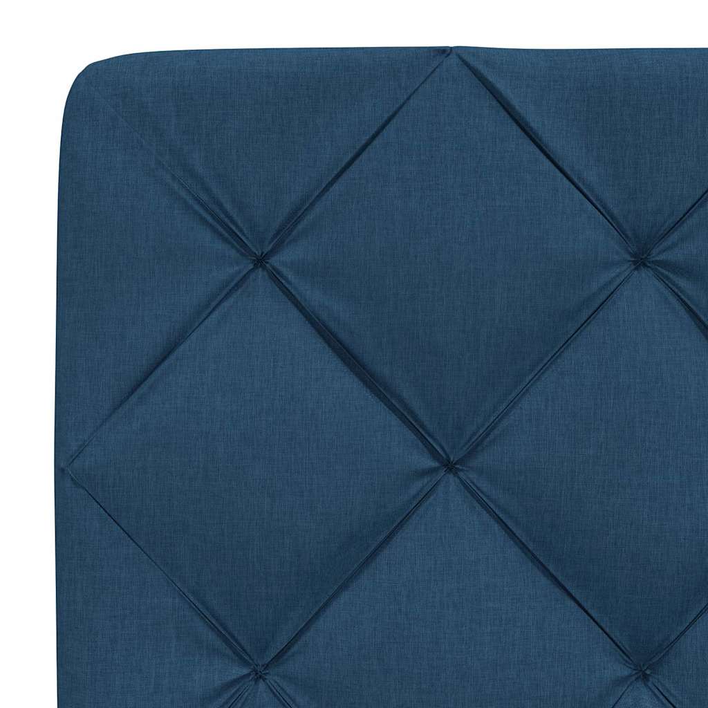 Letto con Materasso Blu 90x200 cm in Tessuto | homemem39