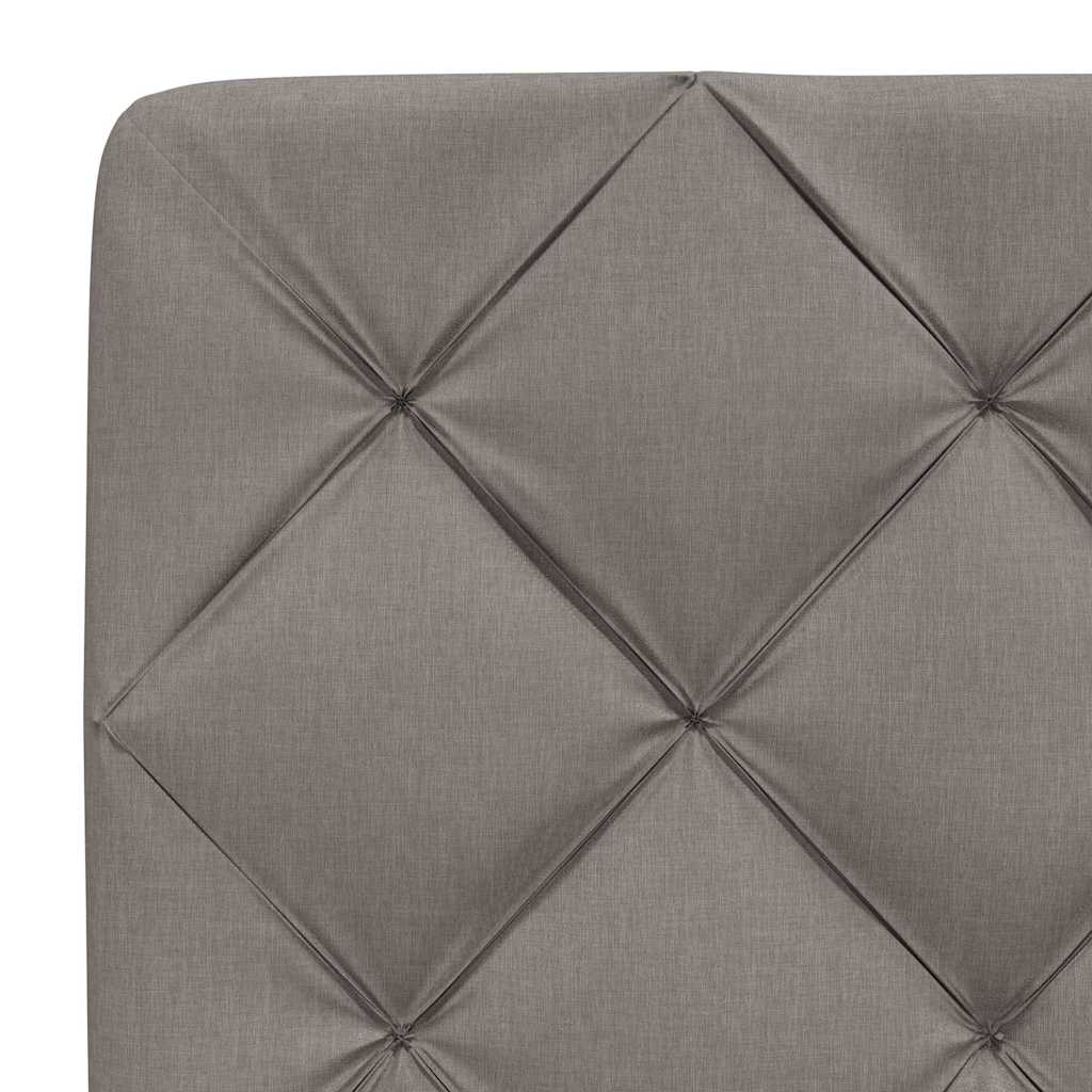 Letto con Materasso Tortora 120x200 cm in Tessuto | homemem39