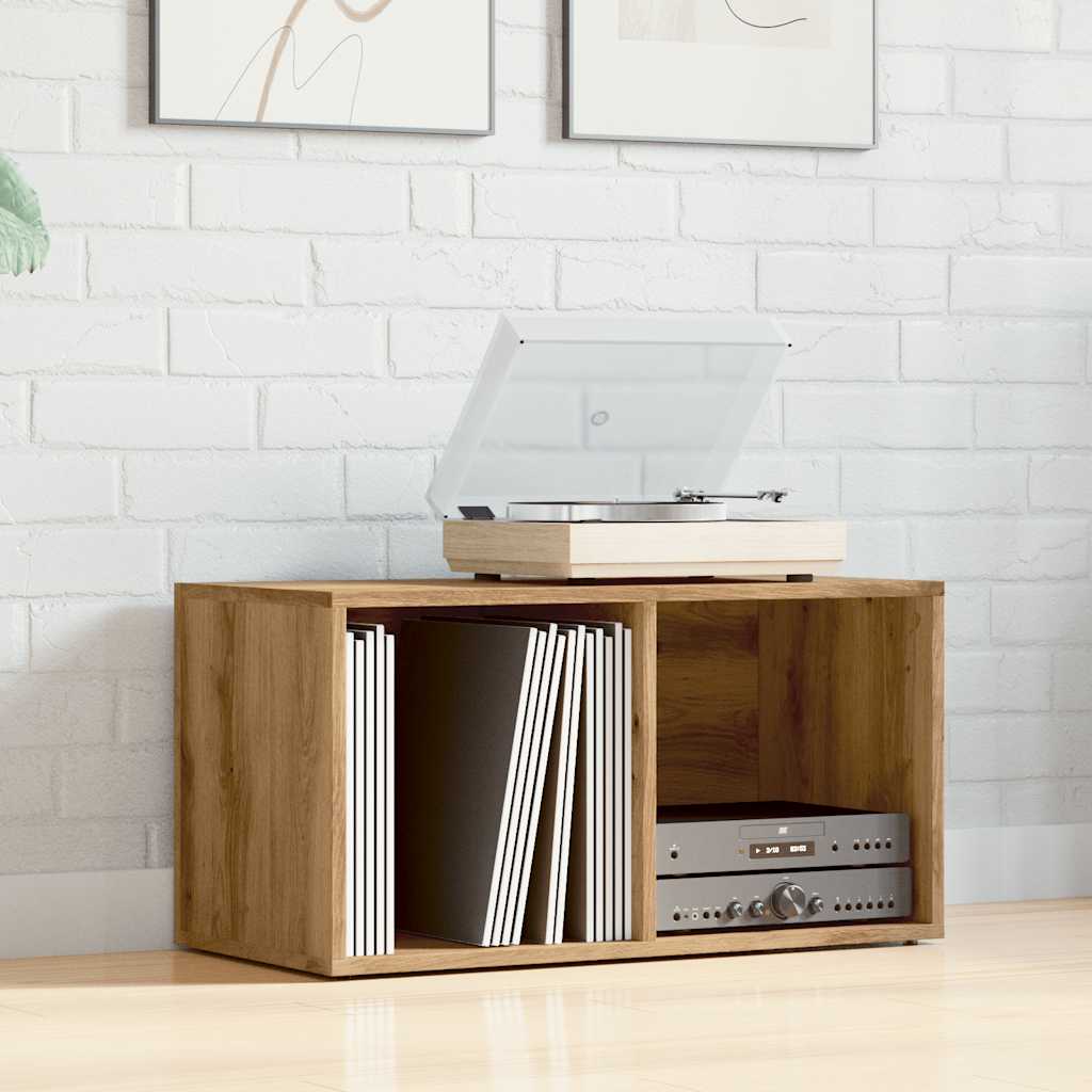 Scatola Portaoggetti Artigianale 69,5x34x36cm Legno Multistrato - homemem39