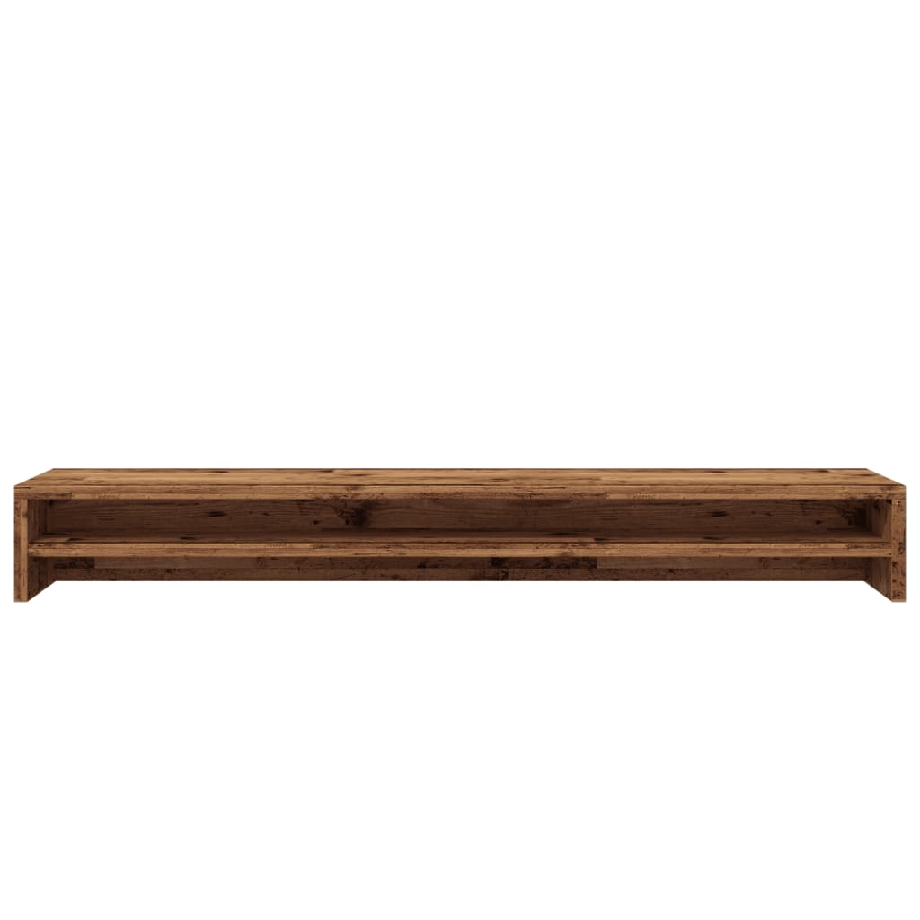 Supporto per Monitor Legno Antico 100x24x13cm Legno Multistrato - homemem39
