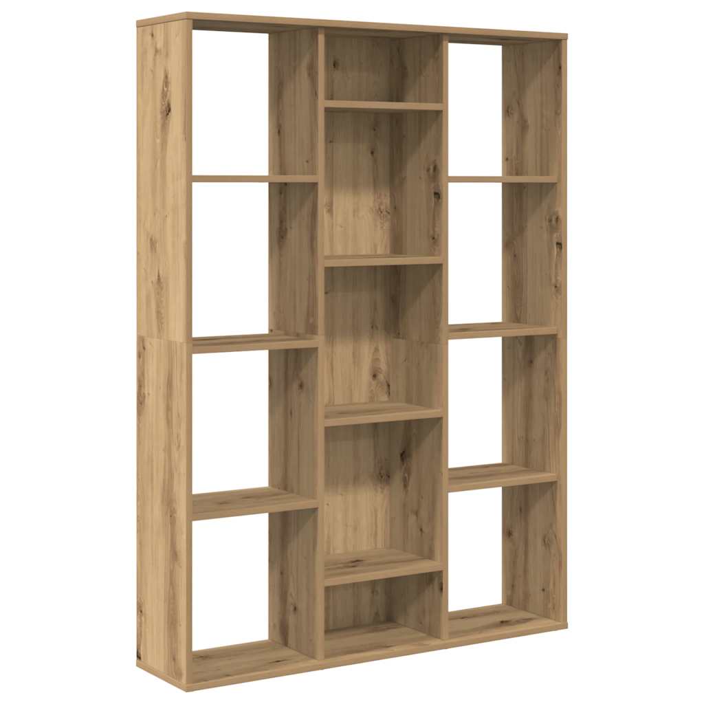 Libreria/Divisorio Rovere Artigianale 100x24x140 cm Truciolato - homemem39