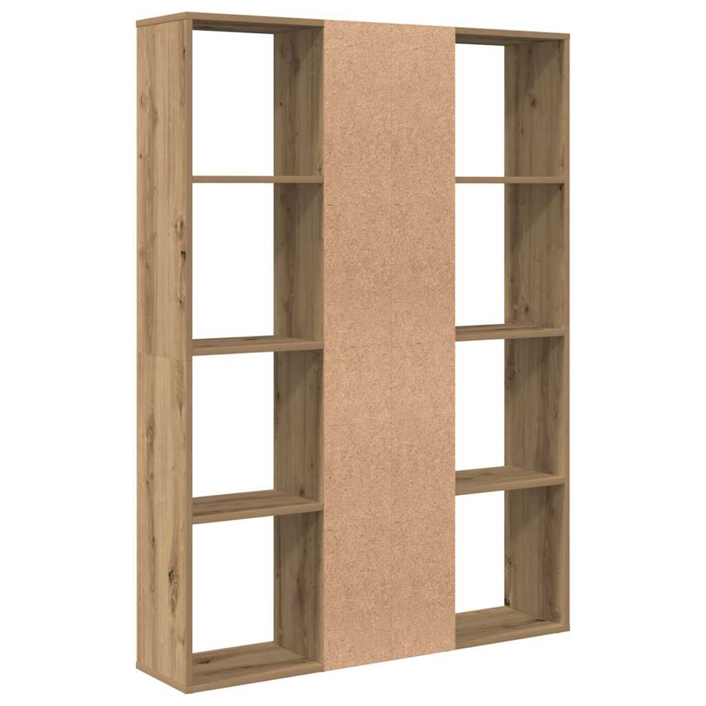 Libreria/Divisorio Rovere Artigianale 100x24x140 cm Truciolato - homemem39