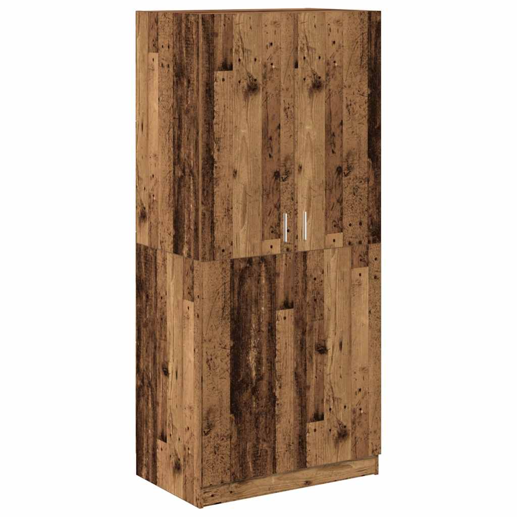 Armadio Legno Antico 90x52x200 cm in Truciolato - homemem39