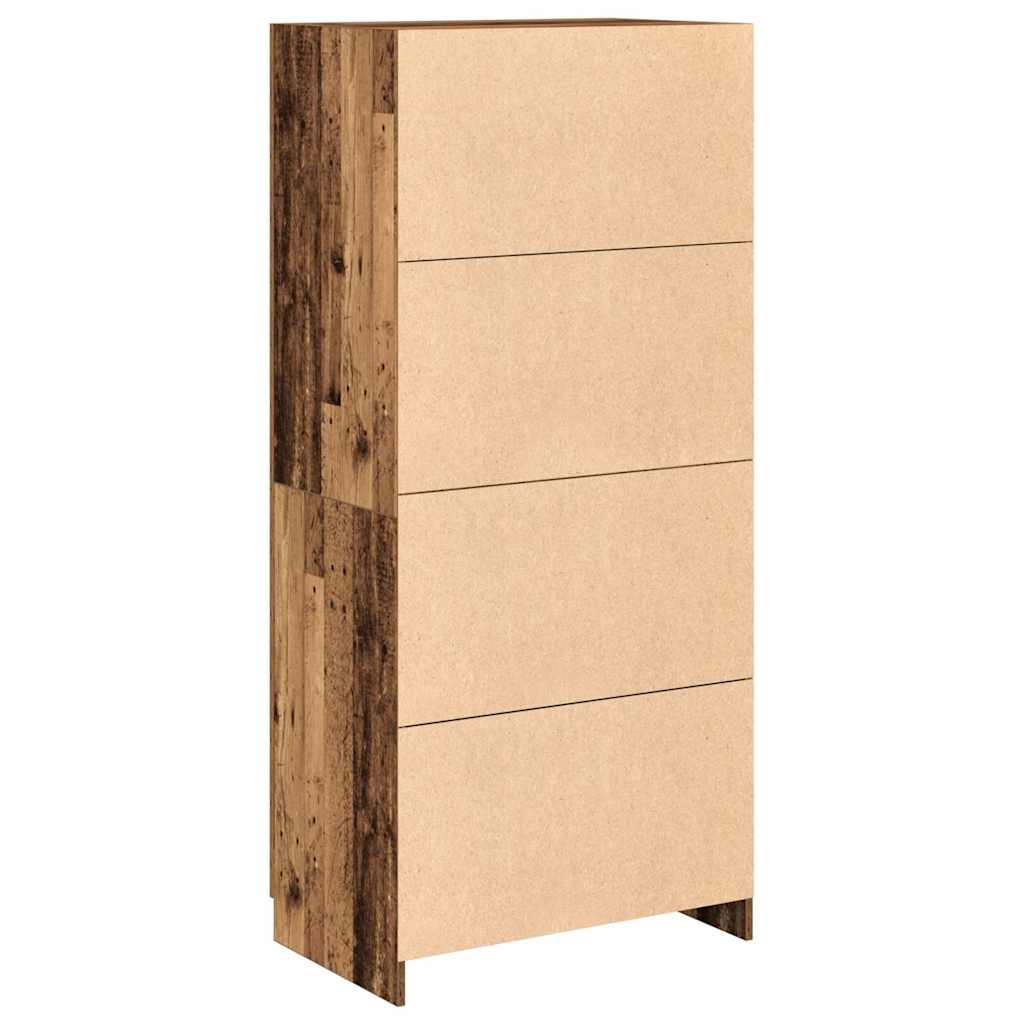 Armadio Legno Antico 90x52x200 cm in Truciolato - homemem39