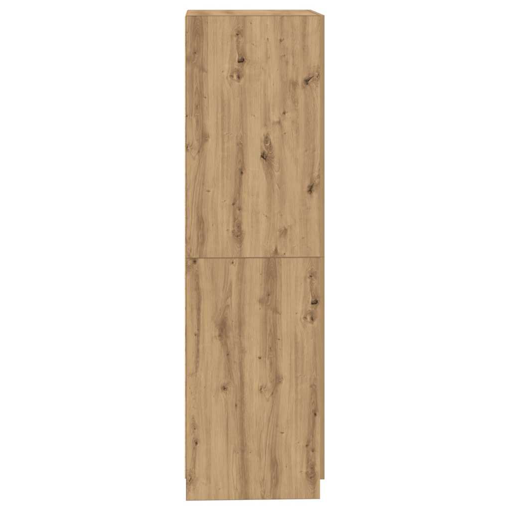 Armadio Rovere Artigianale 80x52x180 cm in Legno Multistrato - homemem39