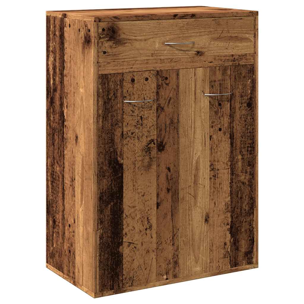 Scarpiera Legno Antico 60x35x84 cm in Legno Multistrato - homemem39