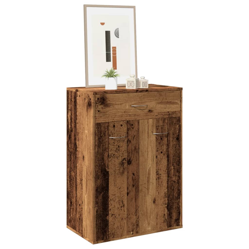 Scarpiera Legno Antico 60x35x84 cm in Legno Multistrato - homemem39