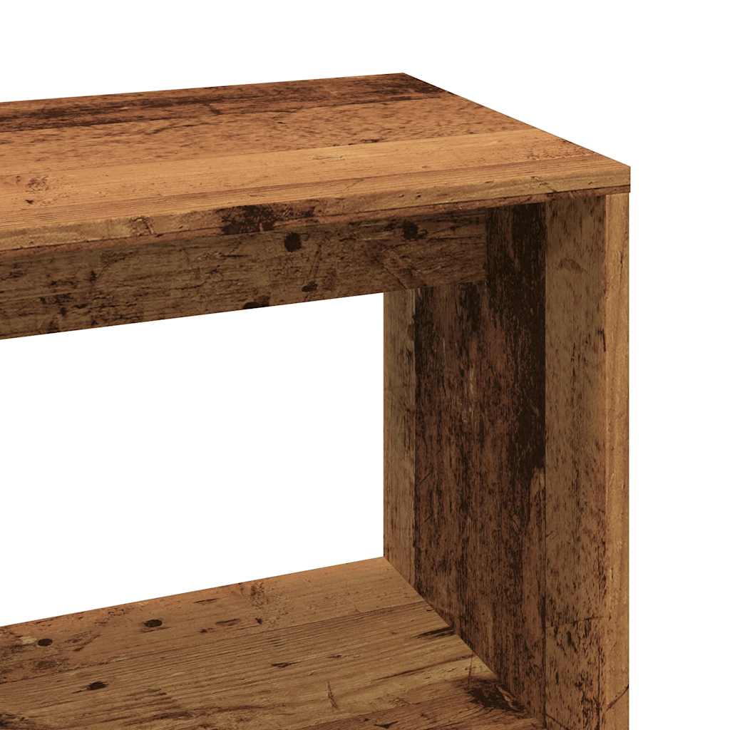 Scrivania ad Angolo Legno Vecchio 200,5x50x76 cm Truciolato - homemem39