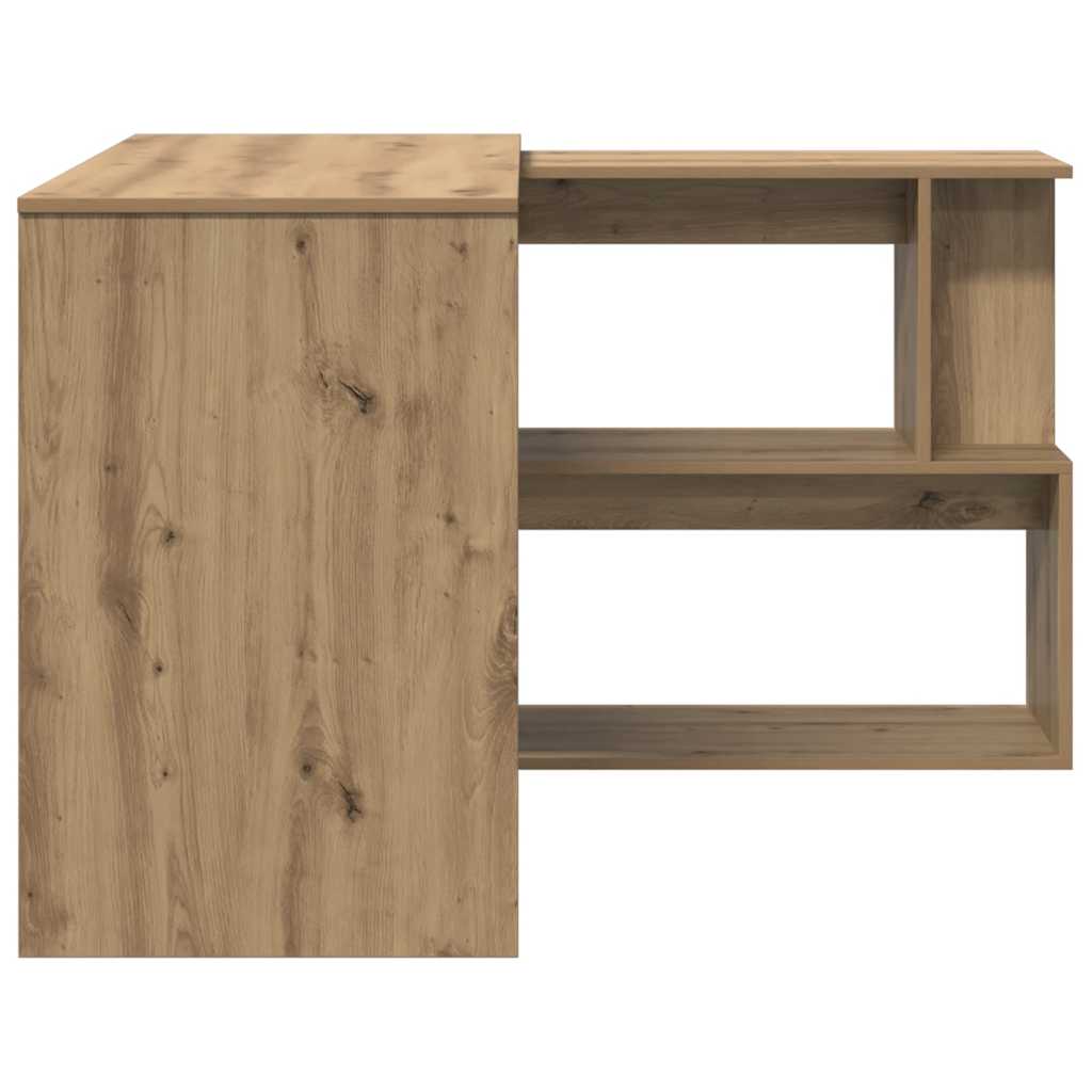 Scrivania Angolo Rovere Artigianale 200,5x50x76 cm Truciolato - homemem39