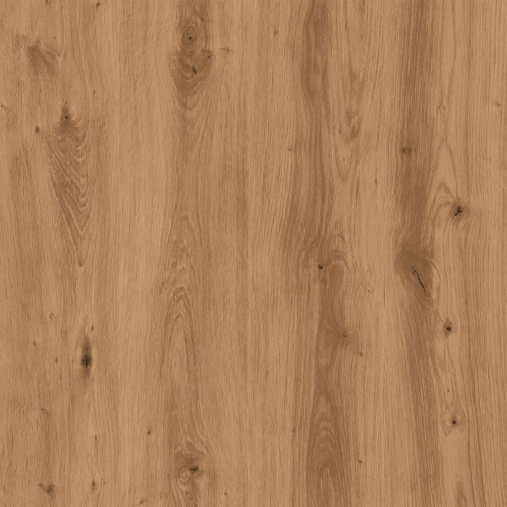 Scrivania Rovere Artigianale 80x40x75 cm in Legno Multistrato - homemem39