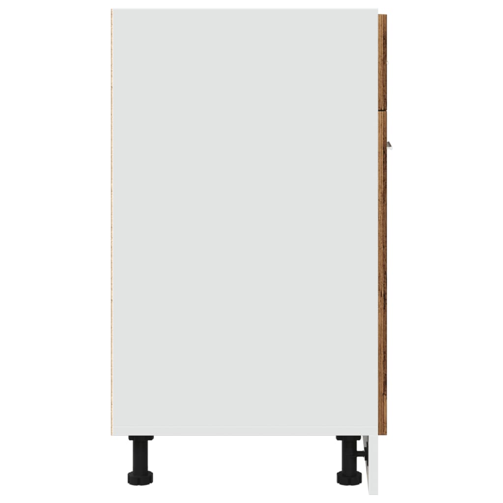 Cassettiera “Lyon” Inferiore Legno Antico 60x46x81,5 cm - homemem39