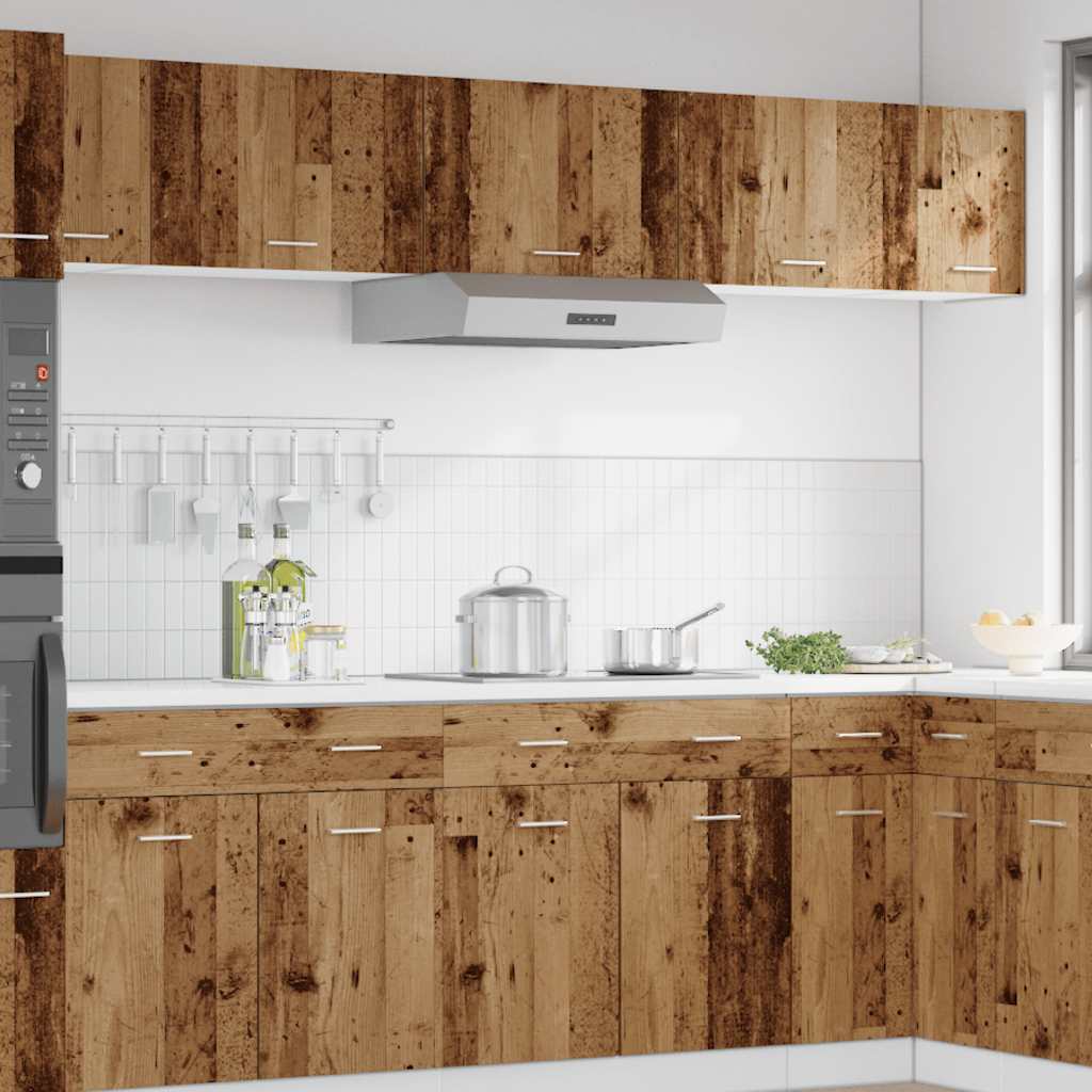 Mobile Pensile “Lyon” Legno Antico 60x31x40 cm - homemem39