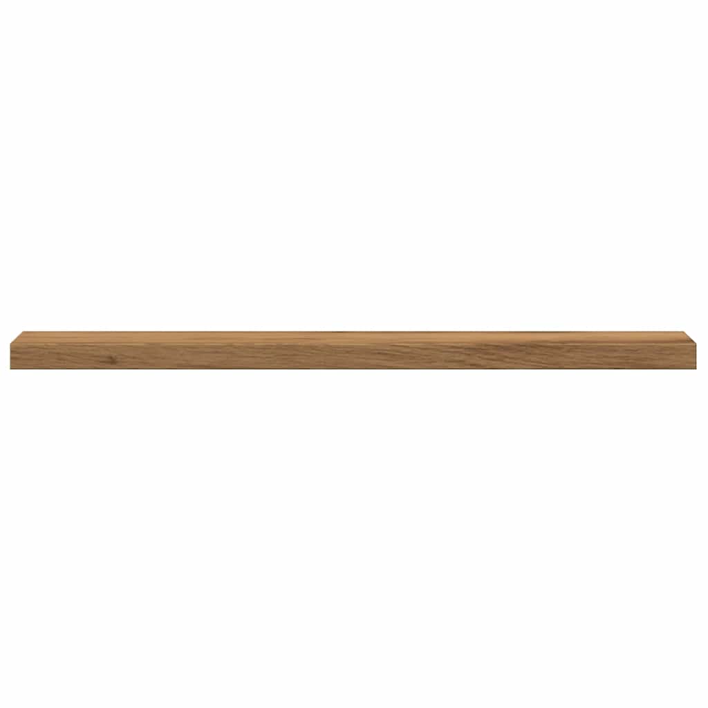 Mensole Parete 4pz Rovere Artigianale 40x10x1,5cm in Truciolato - homemem39